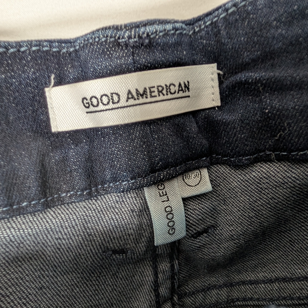 Good American Good Legs Jeans Dark Wash High Rise Skinny Stretch Denim - Picture 7 of 12